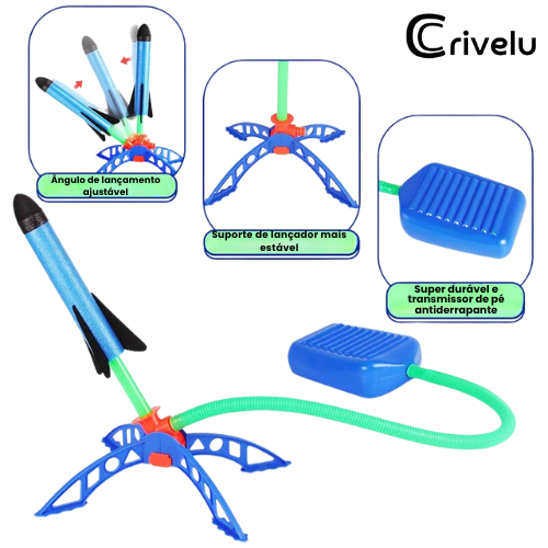Lança Foguete Divertido Infantil