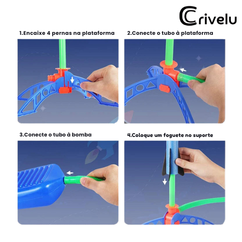 Lança Foguete Divertido Infantil